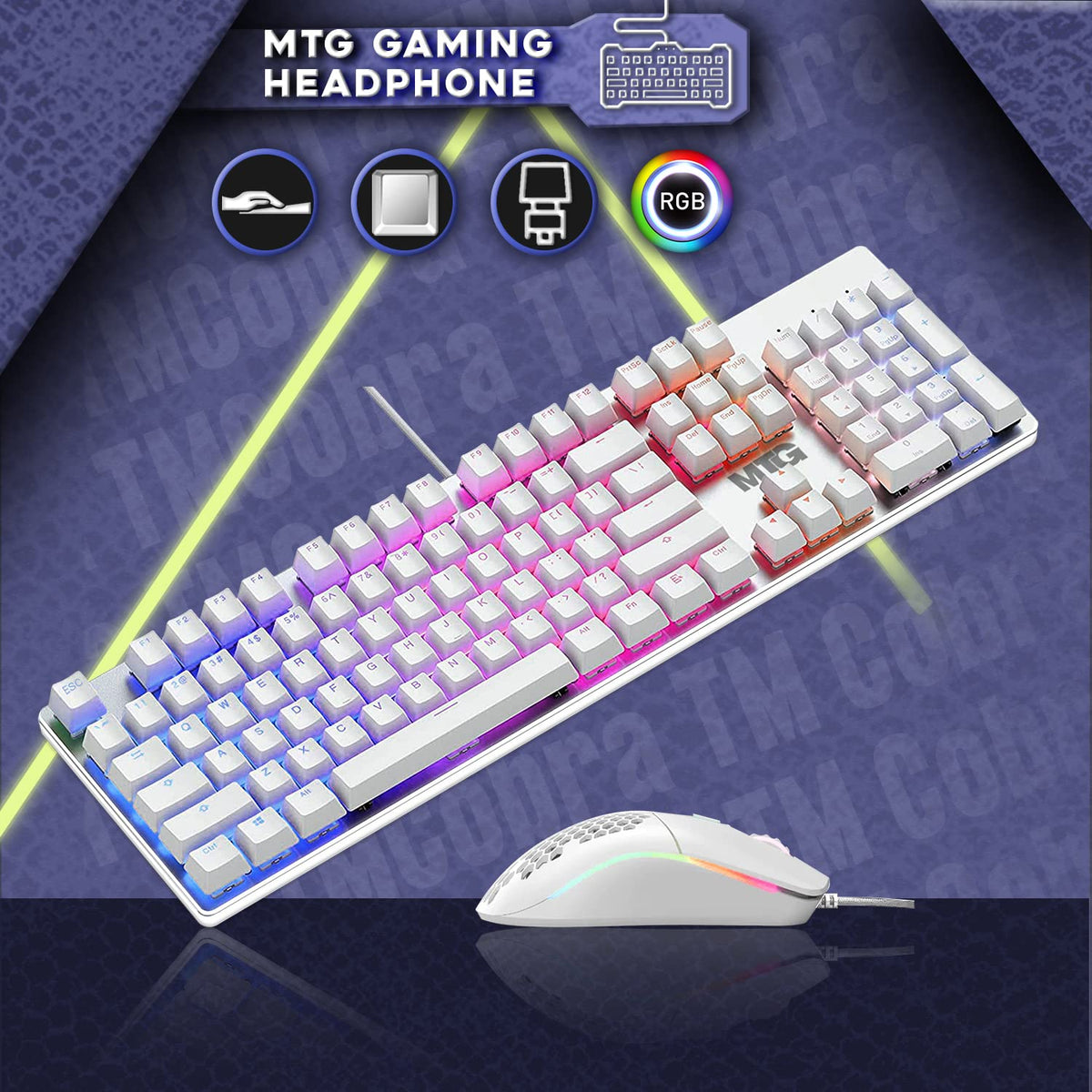 TechMagnet Cobra Gaming PC, Intel Core i5 8th Gen, 16GB RAM, GTX 1650 Graphics, 4 in 1 Gaming Kit, Webcam (Win 11 Renewed)