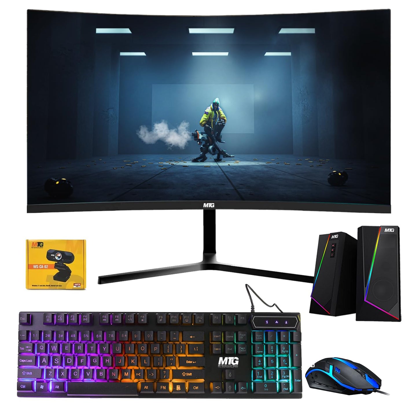 TechMagnet Cheetah 4 All-in-One Desktop Computer complete package contents