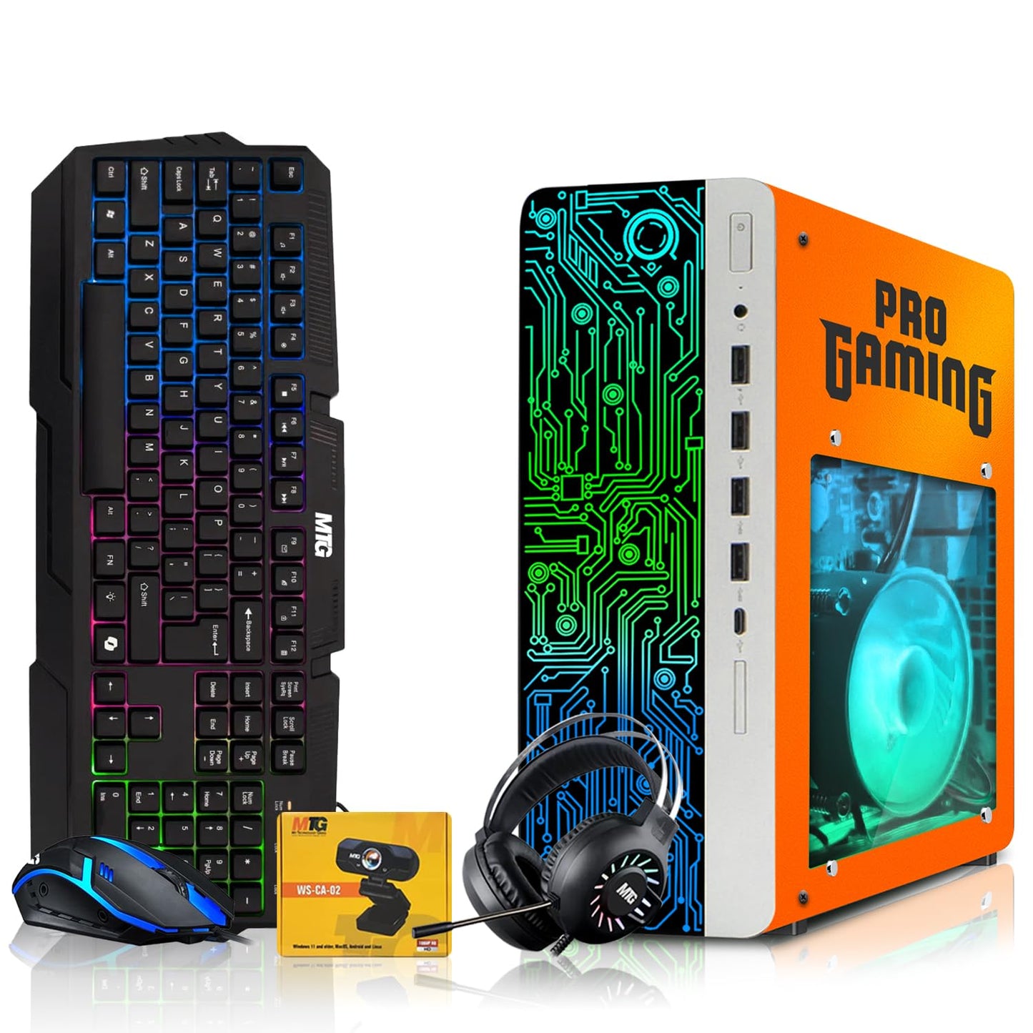 TechMagnet HP Phoenix Gaming Desktop complete package contents