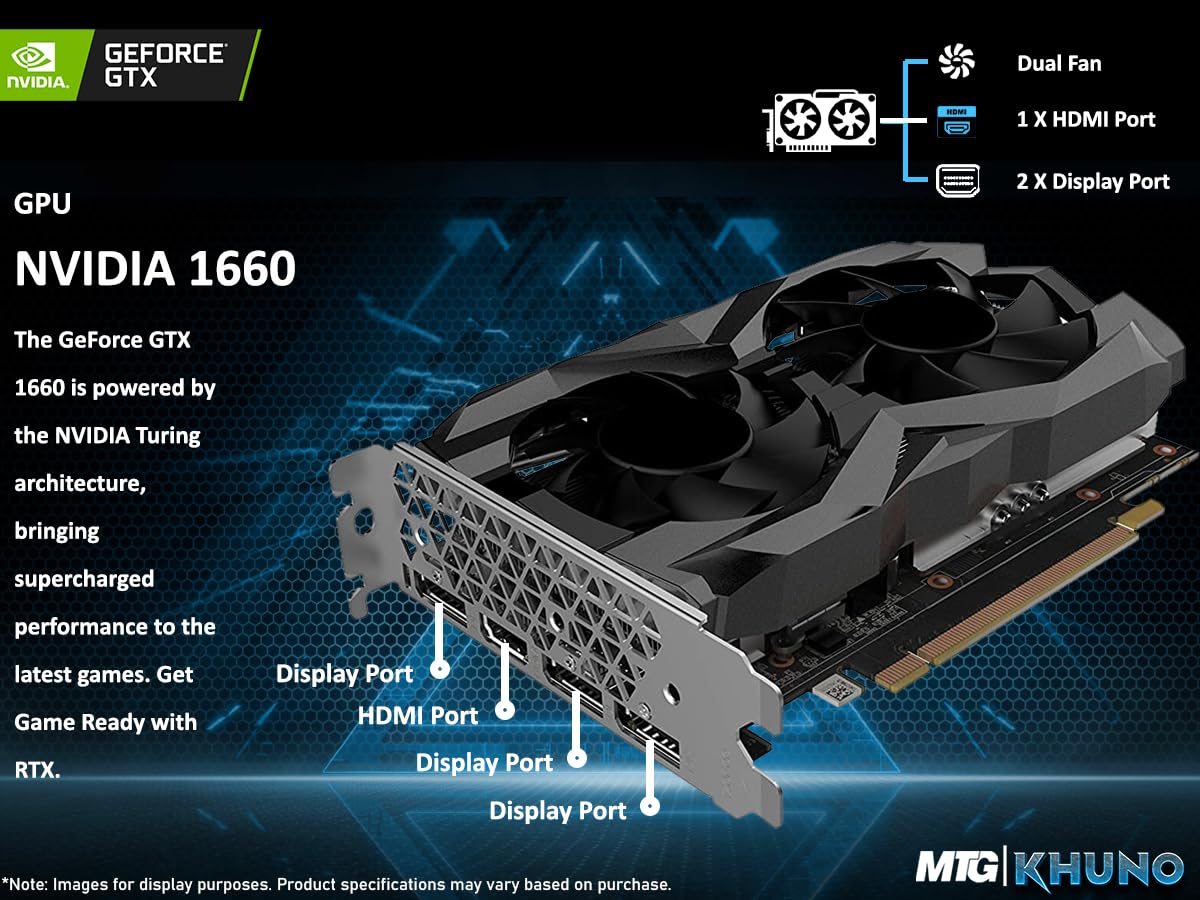 TechMagnet HP G3 Christmas Special Gaming PC, 16GB RAM, RGB Speaker Kit, USB WiFi + BT (Win 11 Renewed)