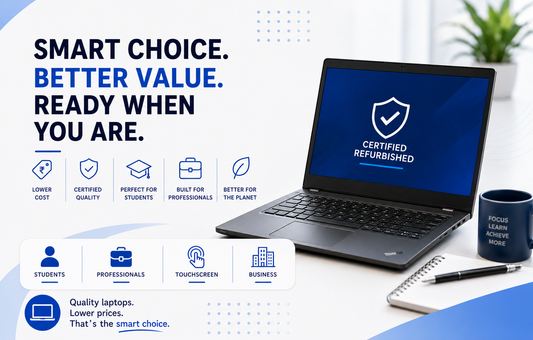 Why Certified Refurbished Laptops Are the Smart Choice for Students and Professionals