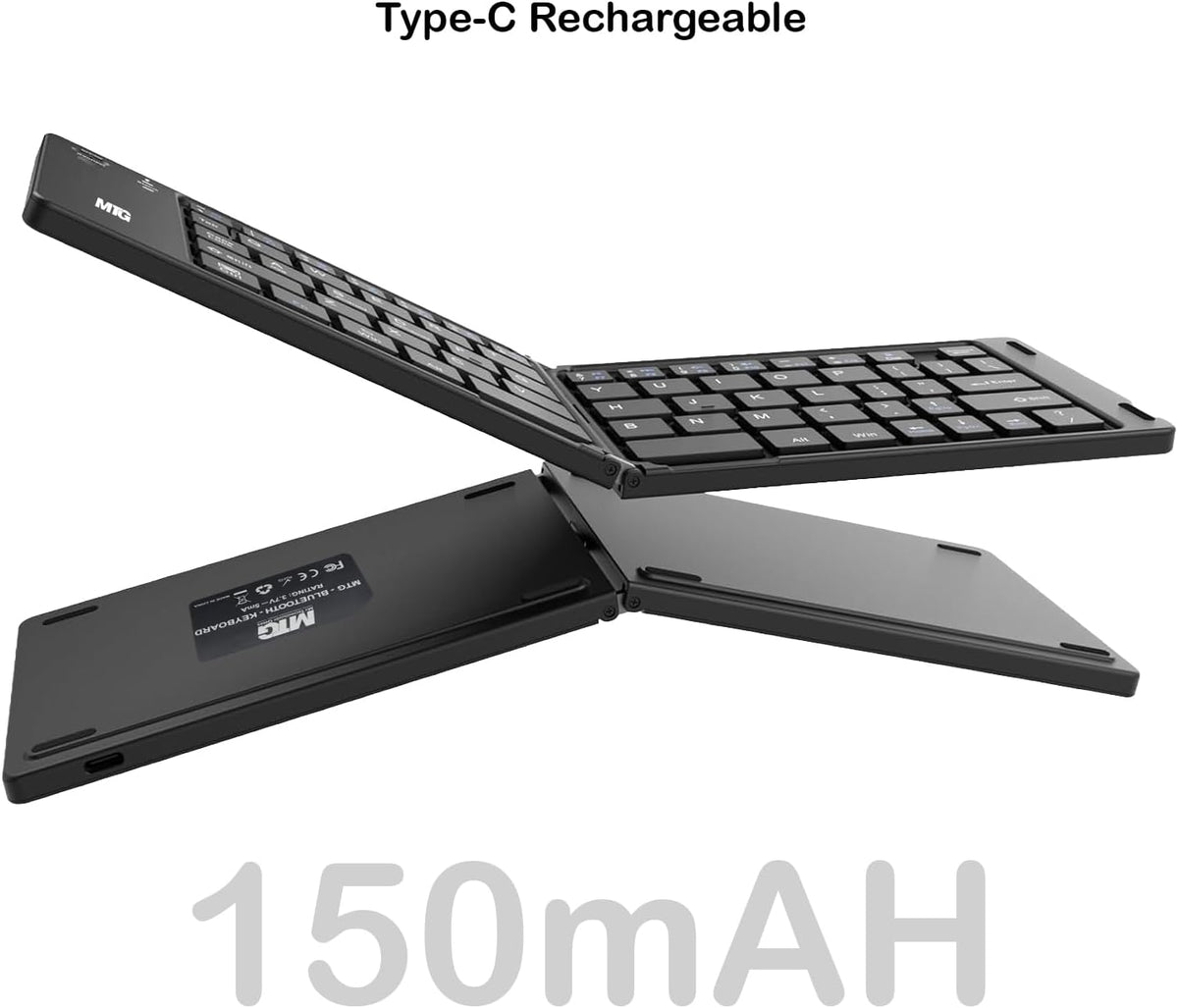 Foldable wireless keyboard and mouse with built-in earbuds included with Dell 3060 Tiny bundle