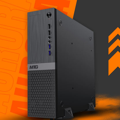 Aurora Gaming Desktop Computer tower, side view