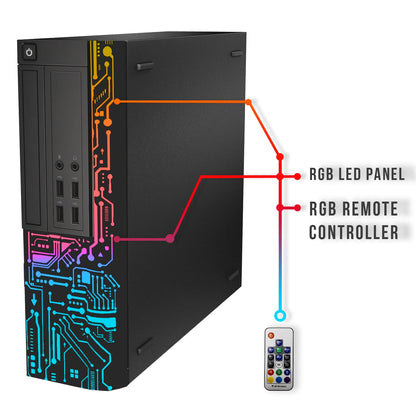 TechMagnet Siwa 8 Gaming PC, Intel Core i7 6th Gen, 16GB RAM, 4 in 1 Gaming Kit, Webcam, USB WiFi + BT (Win 11 Renewed)