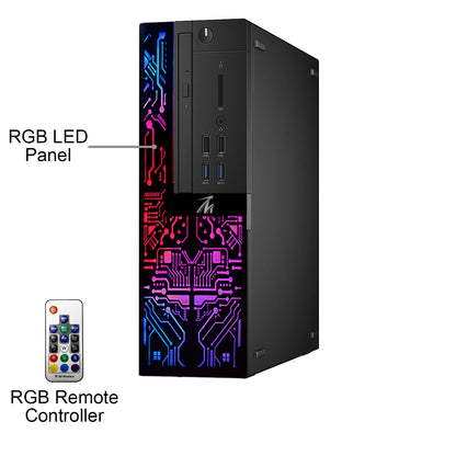 TechMagnet Siwa 6 Gaming PC, Intel Core i3 & i5 6th Gen, 16GB RAM, RGB Keyboard & Mouse, USB WiFi + BT (Win 11 Renewed)