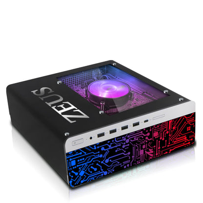 TechMagnet Zeus Pro 6 Gaming PC - Intel I7 6th Gen, 8GB RAM, RGB Soundbar Kit (Win 11 Renewed) - V2