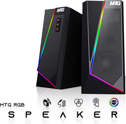 RGB keyboard and mouse included with TechMagnet Cobra Gaming PC bundle