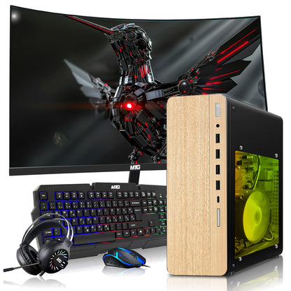 TechMagnet HP Premium Gaming Desktop rear ports and connectivity view