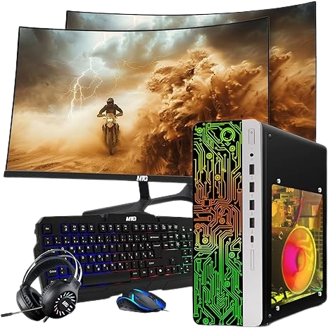 RGB keyboard and mouse product cutout, HP Gaming PC Desktop accessory