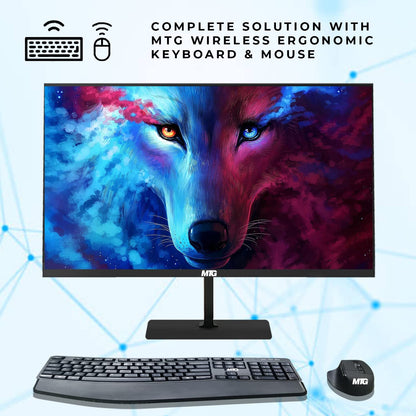 TechMagnet Cheetah 4 All-in-One Desktop Computer, screen display view