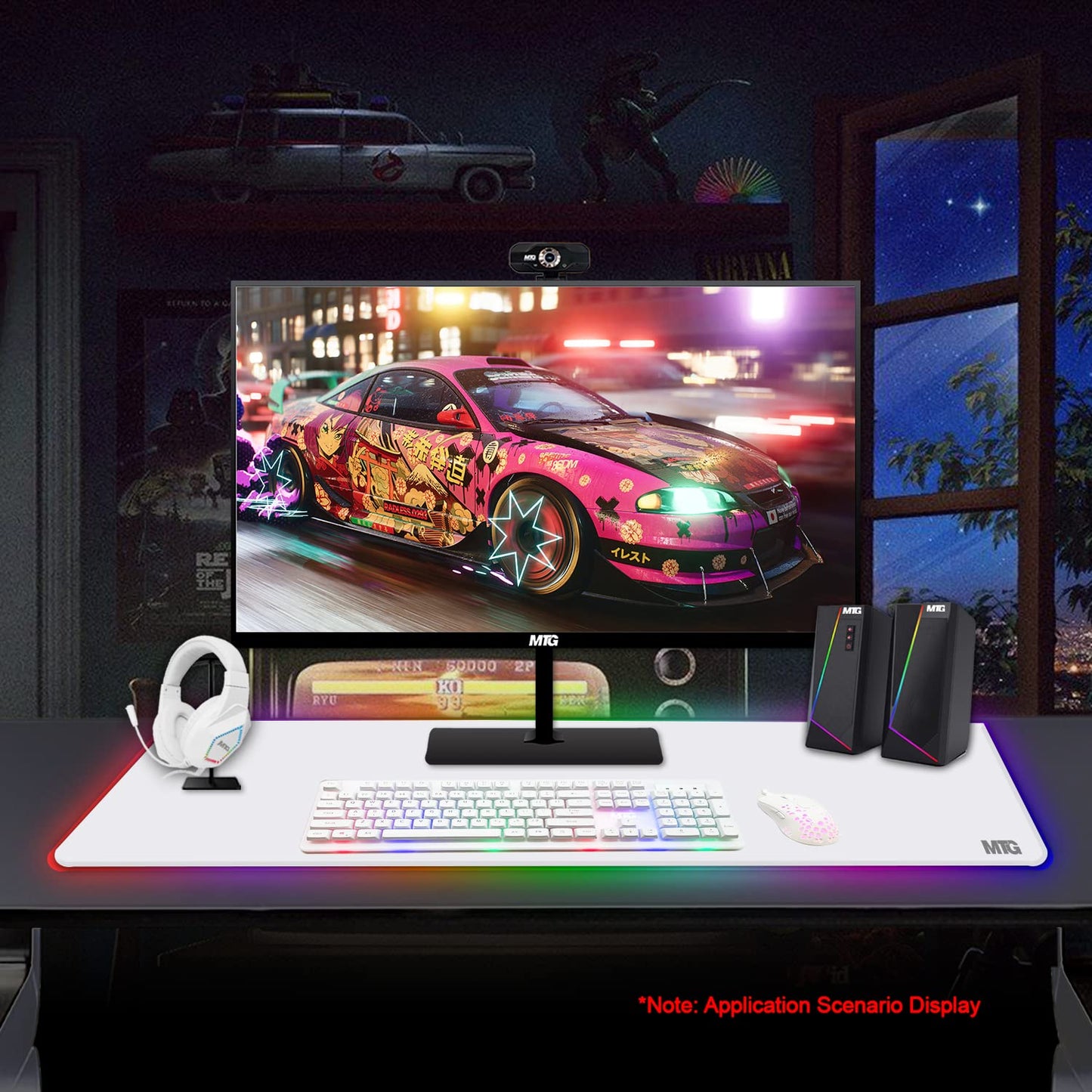 MTG RGB Gaming Mouse from the 4-in-1 kit, front view
