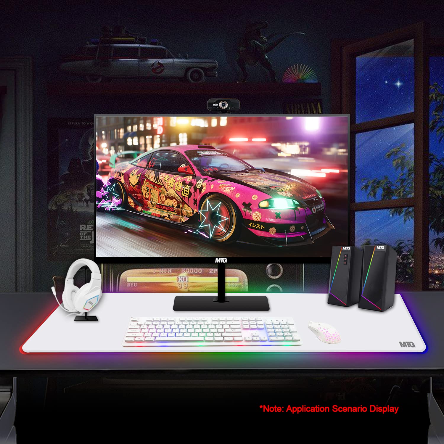 MTG RGB Gaming Mouse from the 4-in-1 kit, front view