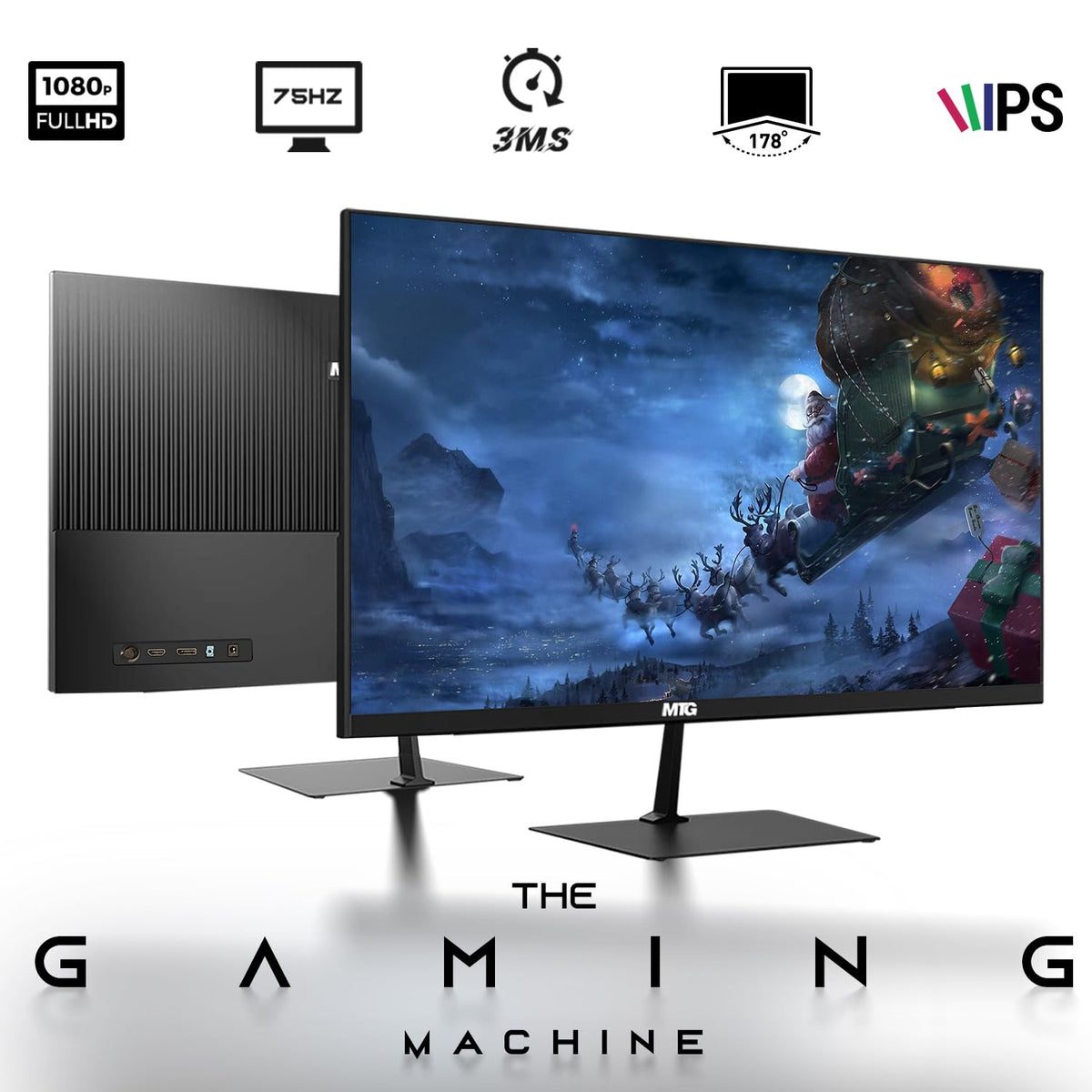 TechMagnet HP G3 Gaming PC, Intel Core i5 8th Gen, 16GB RAM, RGB Headphone Kit, Webcam, USB WiFi + BT (Win 11 Renewed)