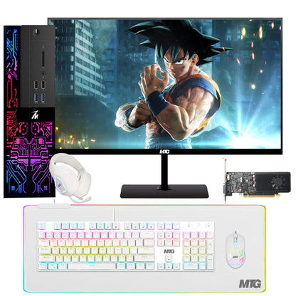 TechMagnet Siwa 6 Gaming PC, Intel Core i3 & i5 6th Gen, 16GB RAM, 4 in 1 Gaming Kit, USB WiFi + BT (Win 11 Renewed)