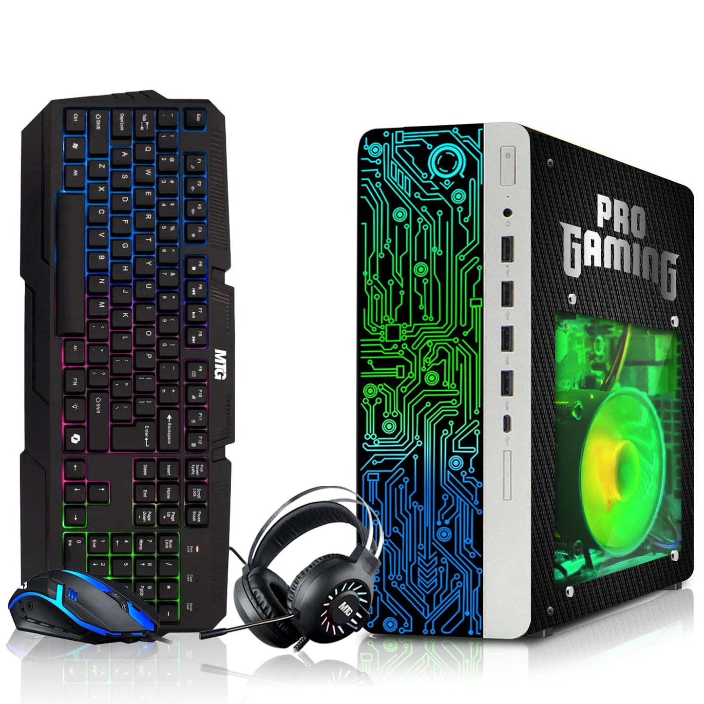 RGB headphone included with TechMagnet HP G4 Gaming Desktop bundle