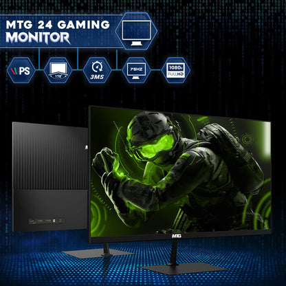 TechMagnet Lumos 8 Gaming PC, Intel Core i7 & i5 7th Gen, 16GB RAM, GTX 1650 Graphics, RGB Soundbar & Headphone Kit, USB WiFi + BT (Win 11 Renewed)