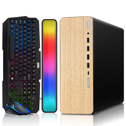 TechMagnet HP Premium Gaming PC, Intel Core i5 8th Gen, 16GB RAM, GTX 1650 Graphics, RGB Soundbar Kit, USB WiFi + BT (Win 11 Renewed)