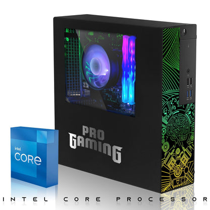 TechMagnet Desktop Computer PC, Intel Core i5 8th Gen, GTX 1650 Graphics, RGB KBM & Headphone, USB WiFi + BT (Win 11 Renewed)