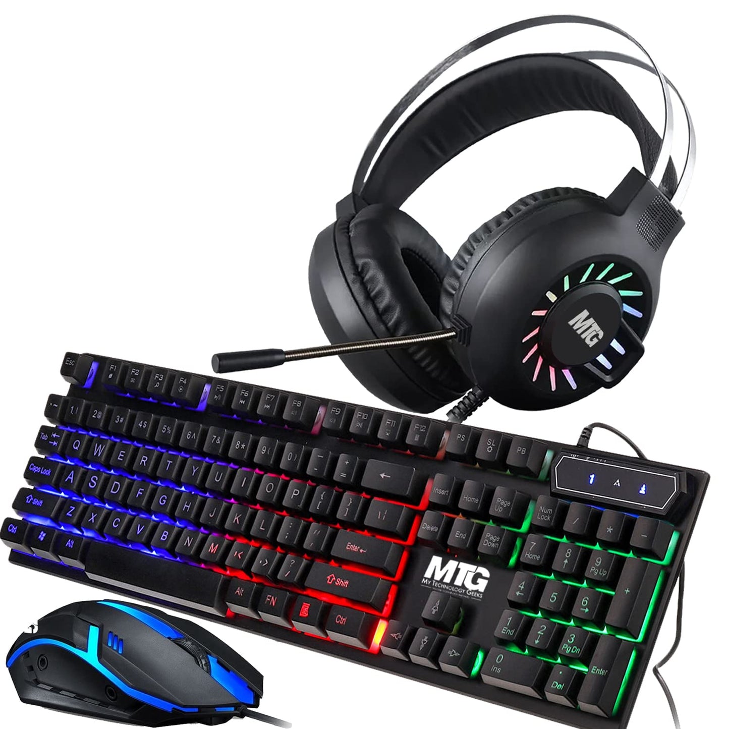 MTG RGB Backlit Mechanical Gaming Keyboard, front view