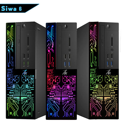 TechMagnet Siwa 6 Gaming PC, Intel Core i3 & i5 6th Gen, 16GB RAM, RGB Keyboard & Mouse, USB WiFi + BT (Win 11 Renewed)