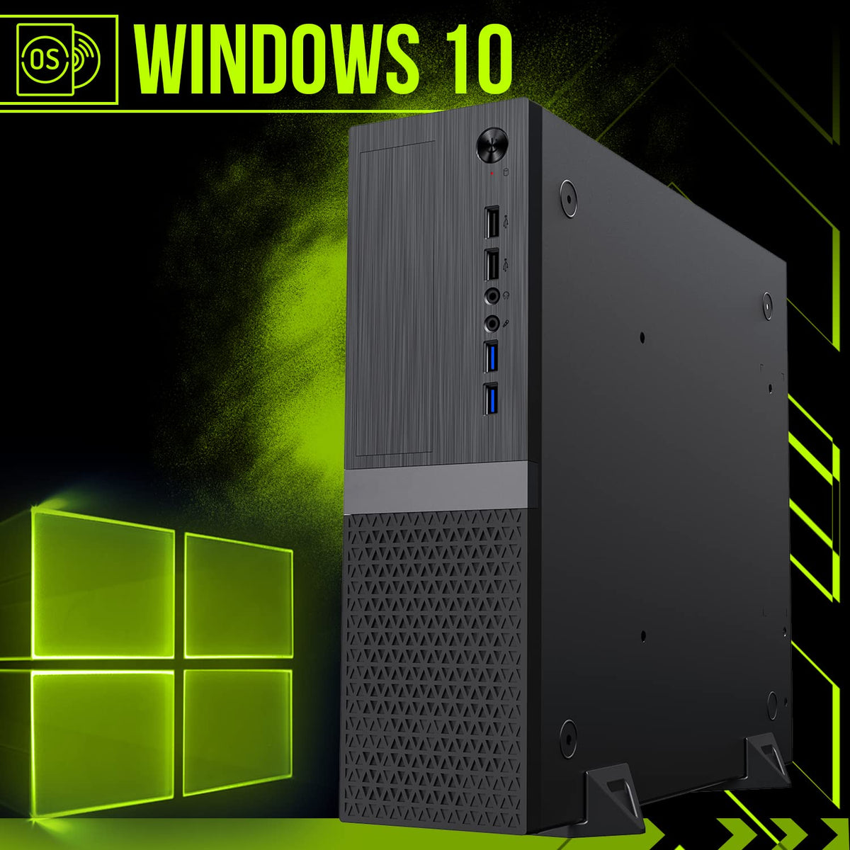 TechMagnet Heera Gaming PC, Intel Core i5 8th Gen, 16GB RAM, GTX 1650 Graphics, RGB KBM & Headphone, Webcam, USB WiFi + BT (Win 11 Renewed)