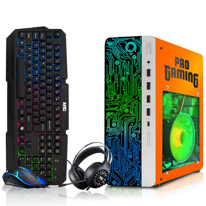 TechMagnet HP G4 Gaming PC - Ryzen 3 Pro, GT 730, 16GB (Win 11 Renewed)