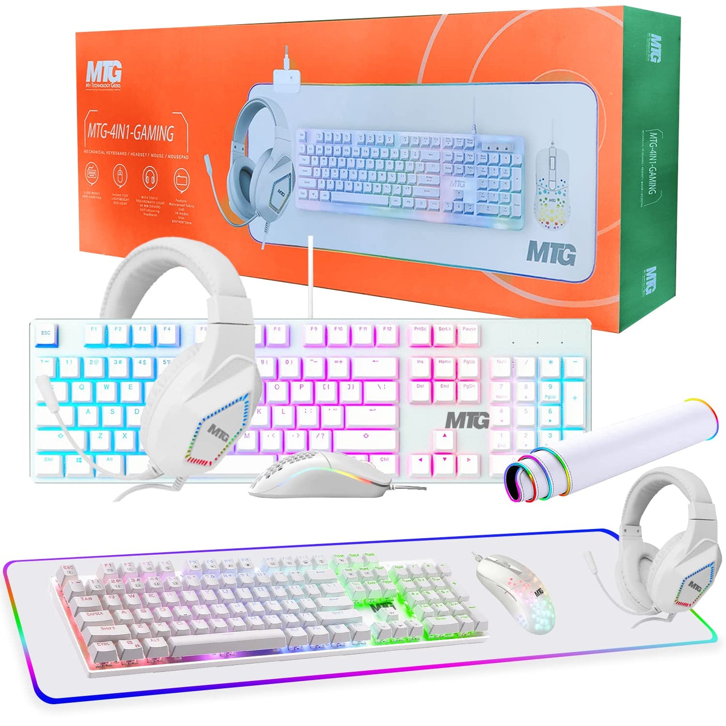 MTG 4-in-1 Gaming Kit in use on a desk setup