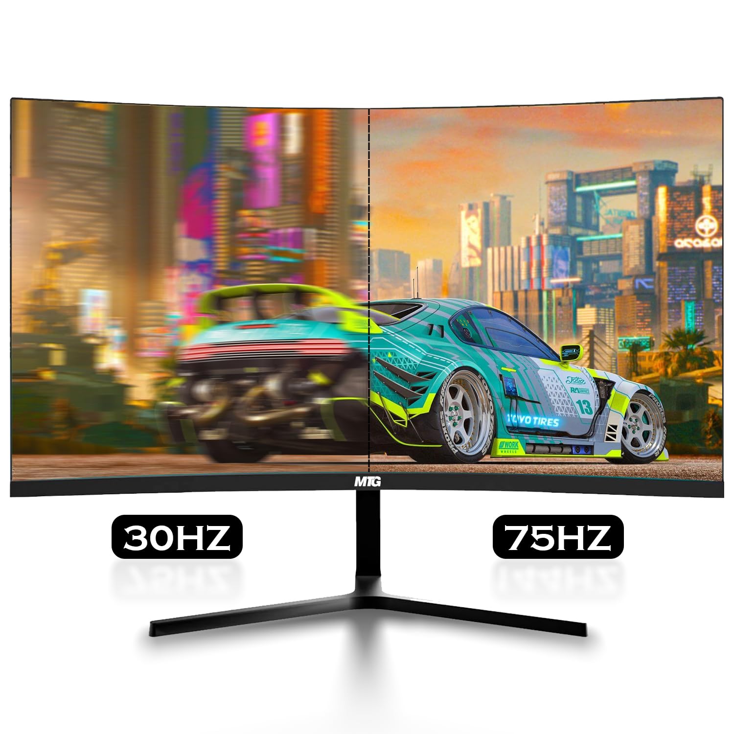 TechMagnet Cheetah 4 All-in-One Desktop Computer, angled view