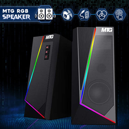 TechMagnet Lumos 8 Gaming PC, Intel Core i5 8th Gen, 16GB RAM, GTX 1650 Graphics, RGB Speaker & Headphone Kit, USB WiFi + BT (Win 11 Renewed) - V2