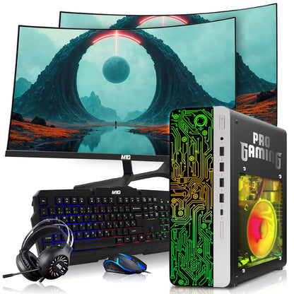 RGB keyboard and mouse included with TechMagnet HP G4 Gaming Desktop bundle