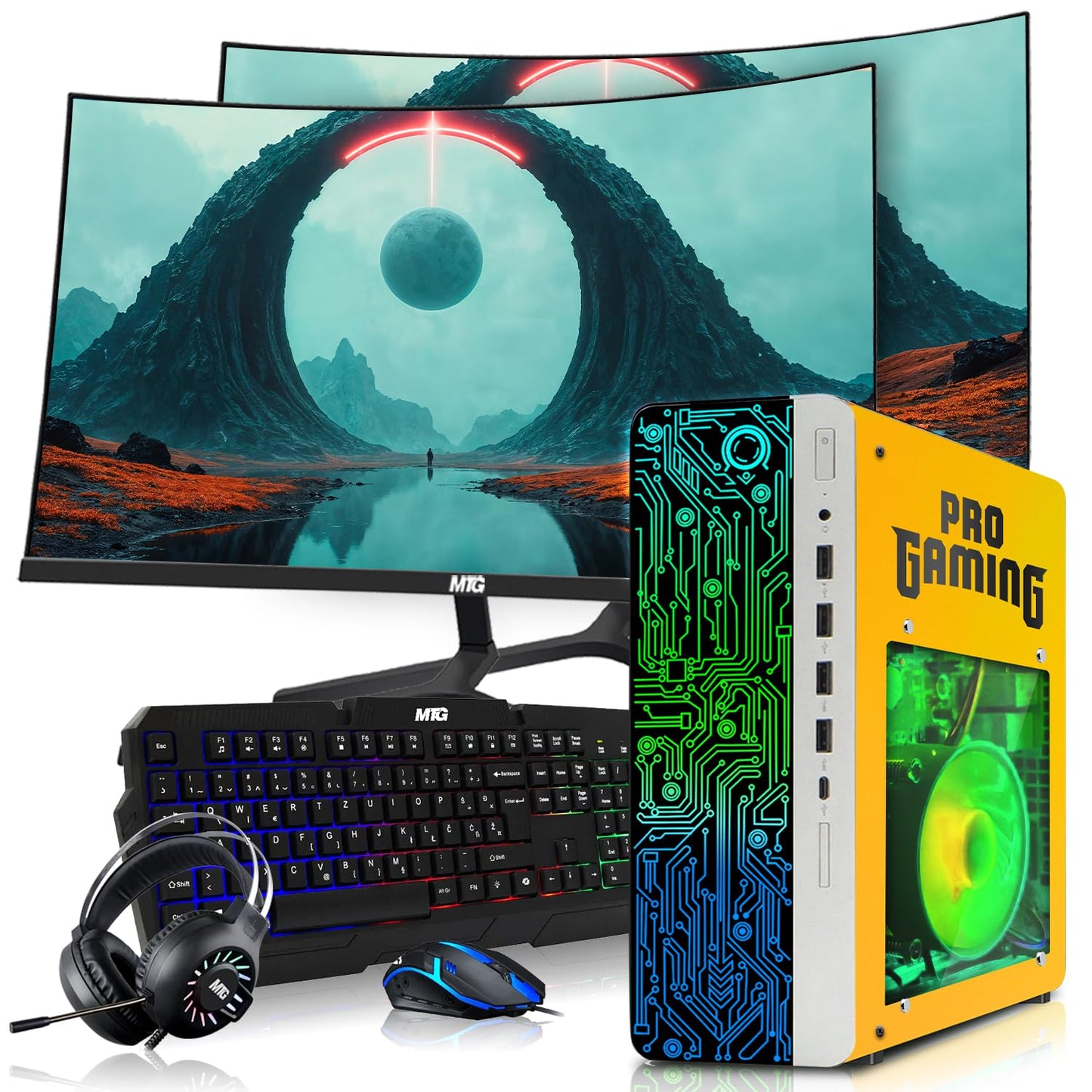 TechMagnet HP G4 Gaming PC - Intel i5, GT 730, 16GB (Win 11 Renewed)