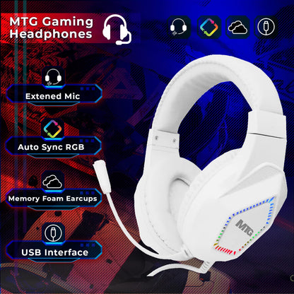 MTG 4-in-1 Gaming Kit mouse RGB lighting close-up