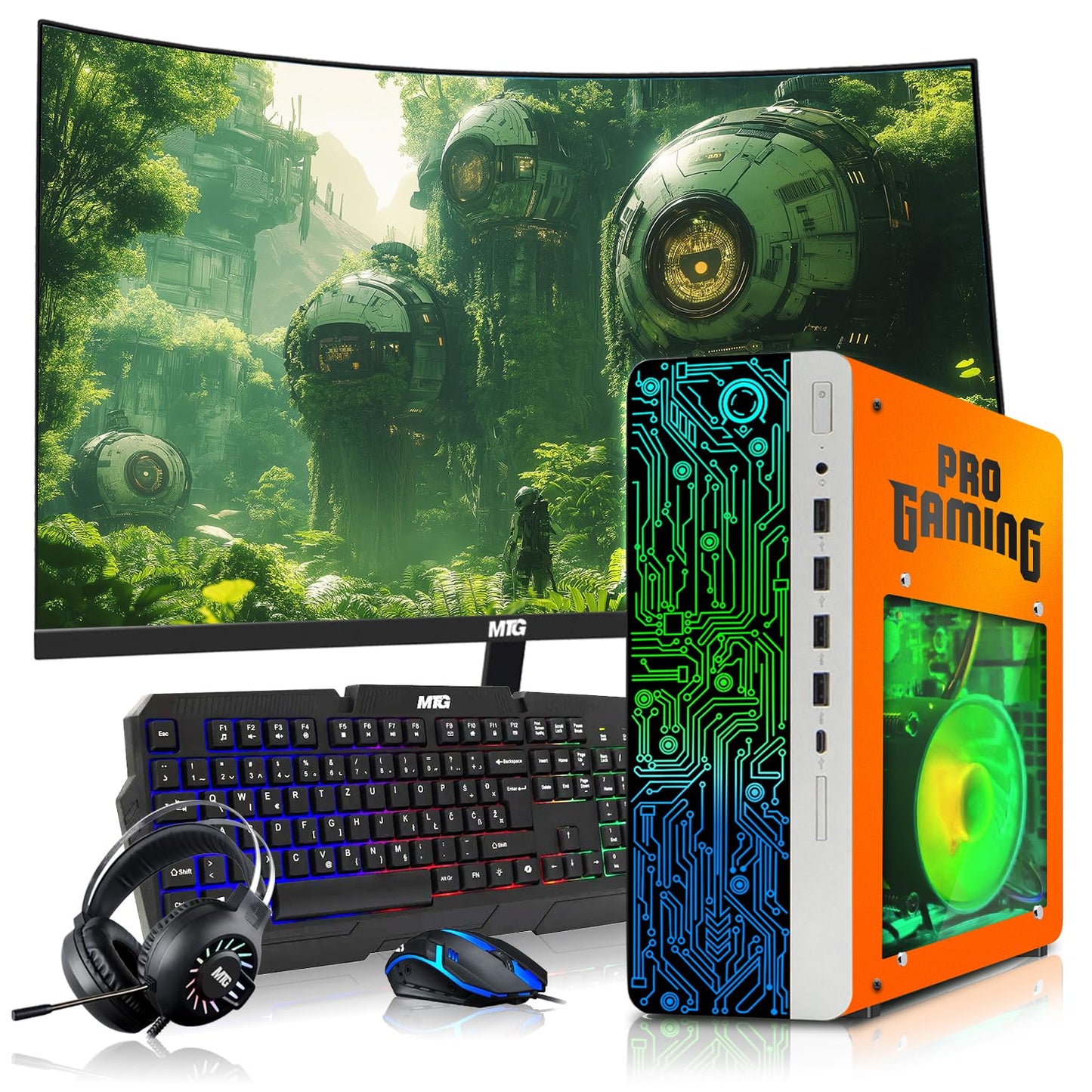 TechMagnet HP G4 Gaming PC - Intel i5, GT 730, 16GB (Win 11 Renewed)