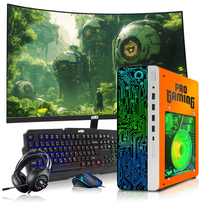 TechMagnet HP G4 Gaming PC - Intel i5, GT 730, 16GB (Win 11 Renewed)