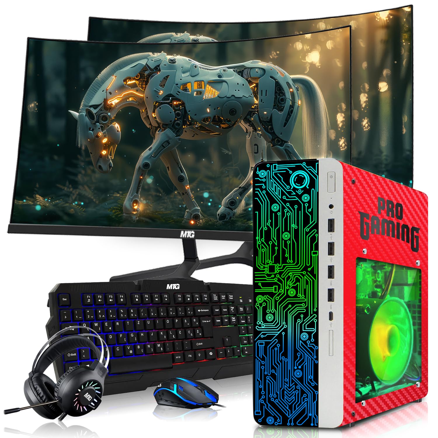 TechMagnet HP G4 Gaming Desktop (Intel i5) storage and connectivity detail