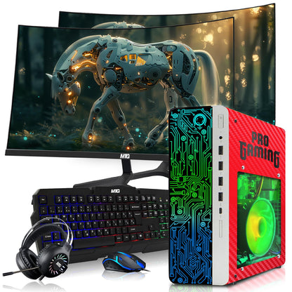 TechMagnet HP G4 Gaming PC - Ryzen 3 Pro, GT 730, 16GB (Win 11 Renewed)
