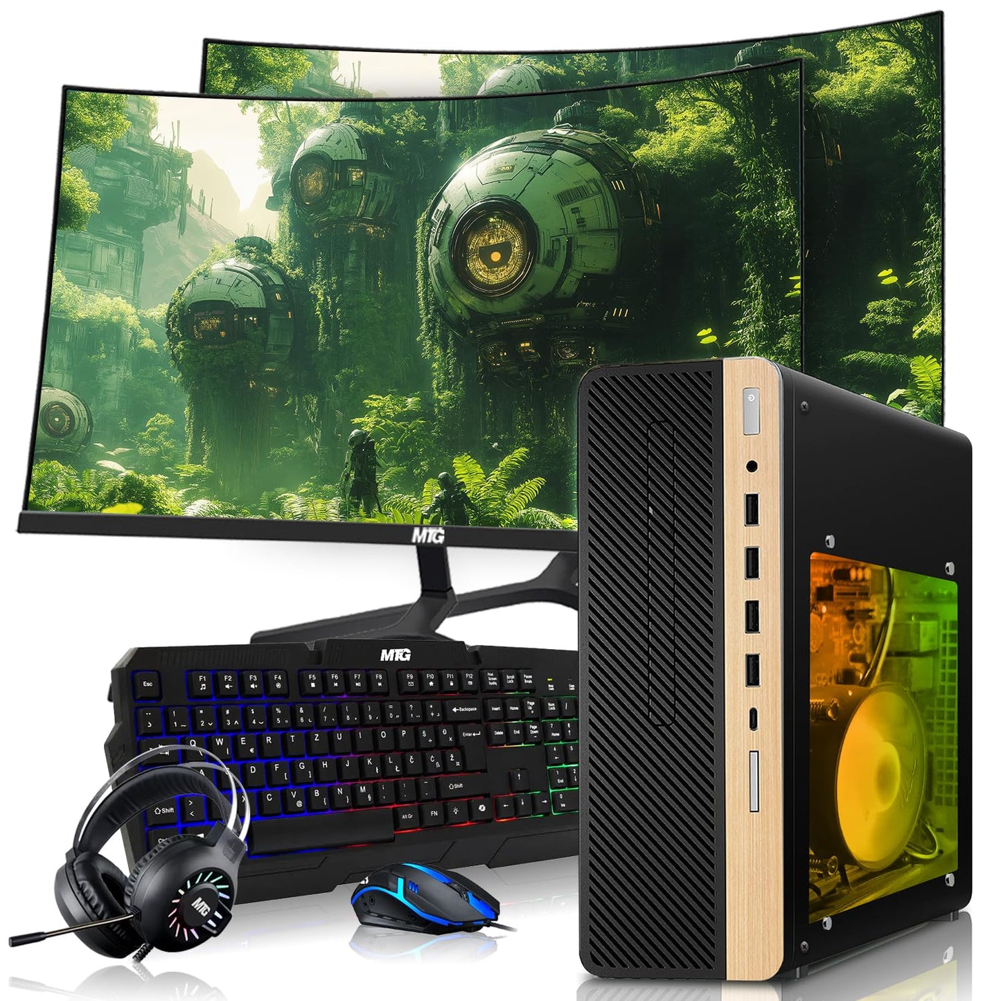 TechMagnet HP Premium Gaming Desktop complete package contents