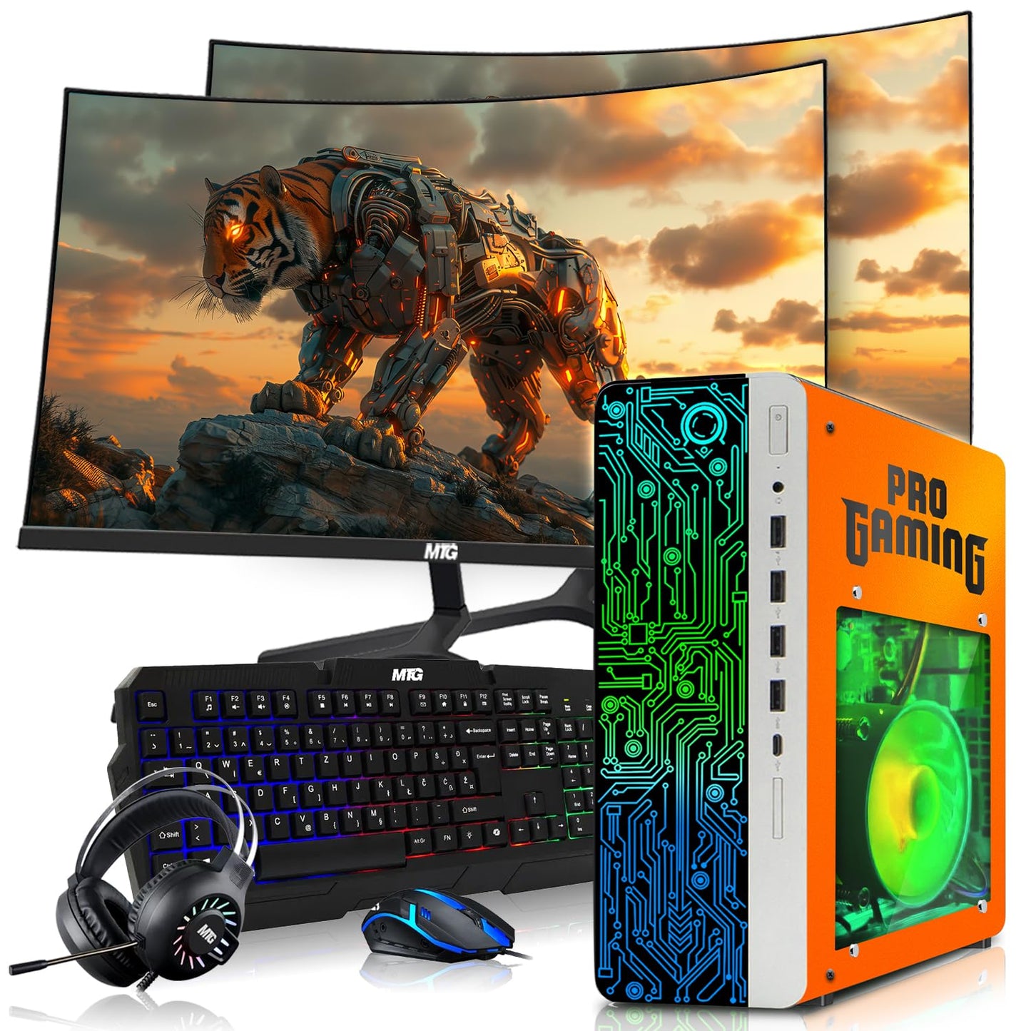 TechMagnet HP G4 Gaming PC - Intel i5, GT 730, 16GB (Win 11 Renewed)