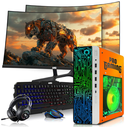 TechMagnet HP G4 Gaming PC - Intel i5, GT 730, 16GB (Win 11 Renewed)
