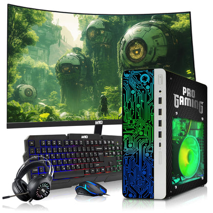 TechMagnet HP G4 Gaming Desktop dual monitor configuration example