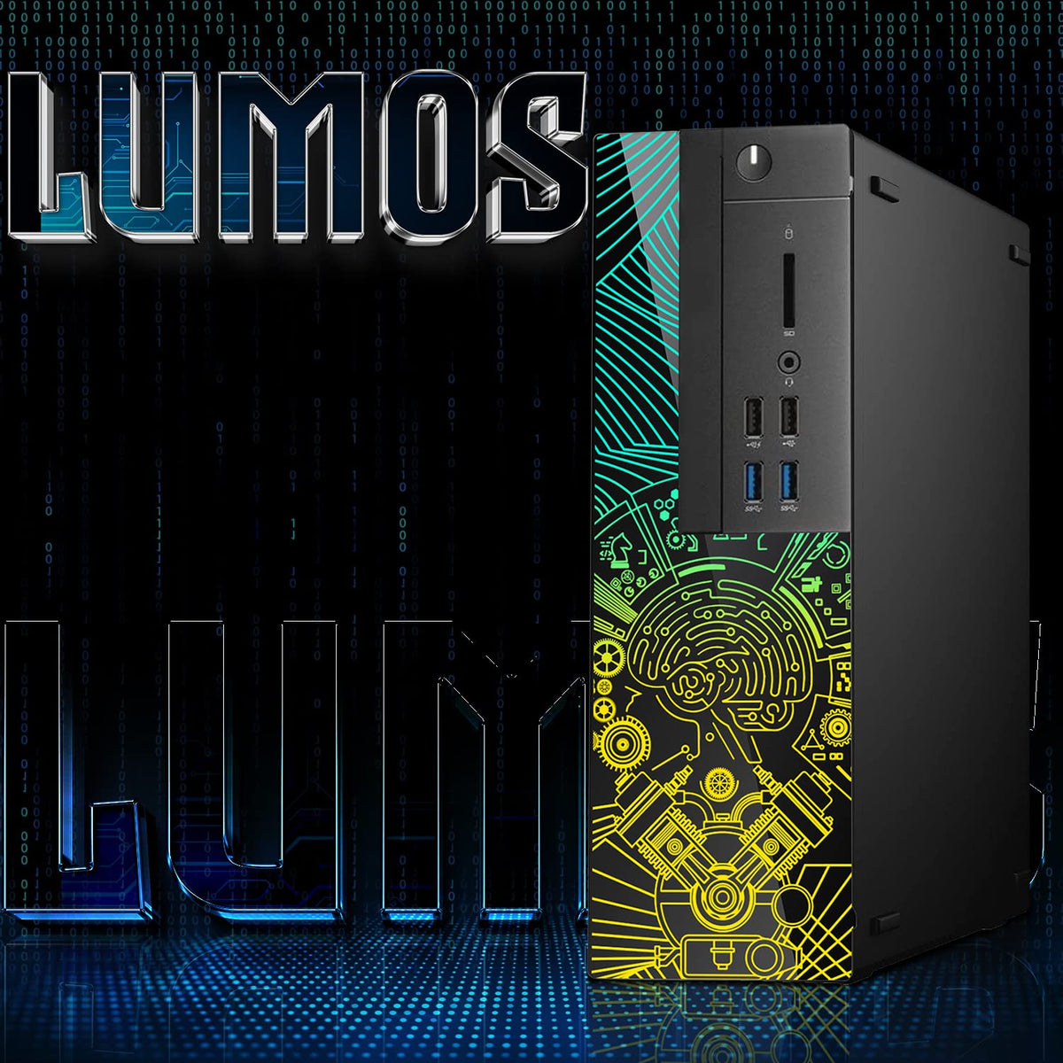 TechMagnet Lumos 8 Gaming PC, Intel Core i5 & i7 7th Gen, 16GB RAM, GTX 1650 Graphics, 4 in 1 Gaming Kit, USB WiFi + BT (Win 11 Renewed)