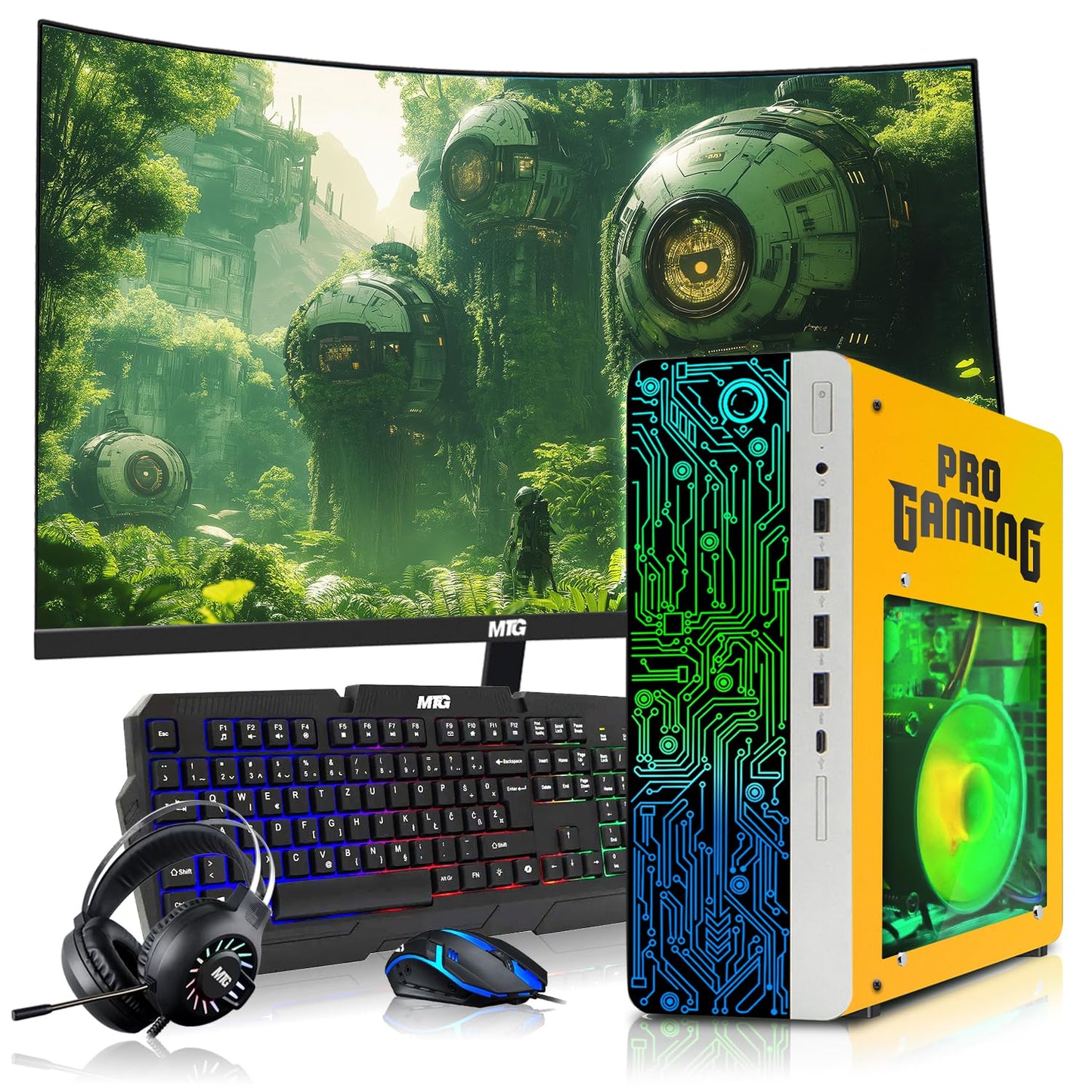 TechMagnet HP G4 Gaming PC - Intel i5, GT 730, 16GB (Win 11 Renewed)