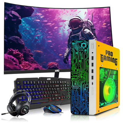 TechMagnet HP G4 Gaming PC - Intel i5, GT 730, 16GB (Win 11 Renewed)
