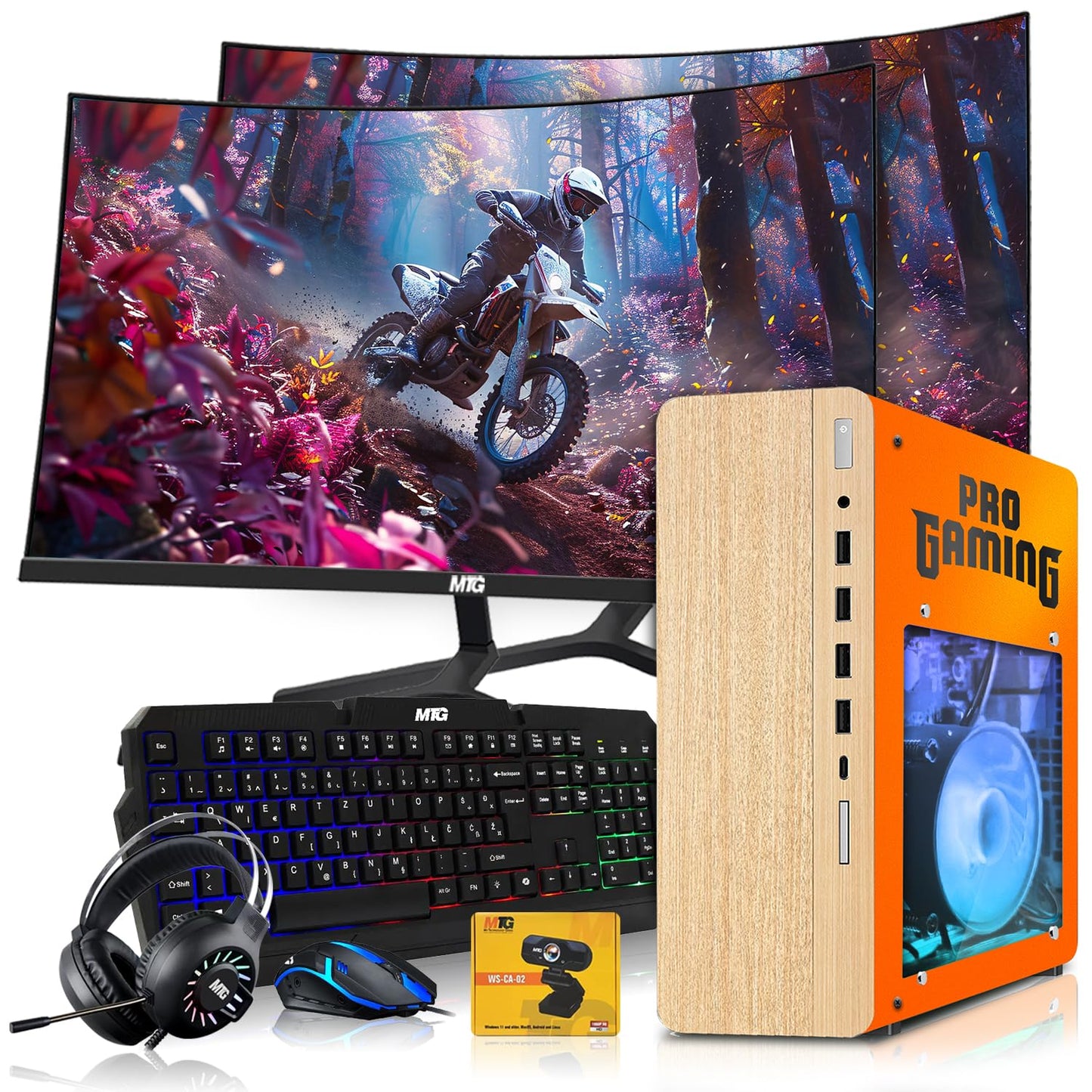 TechMagnet HP Phoenix Gaming Desktop complete package contents