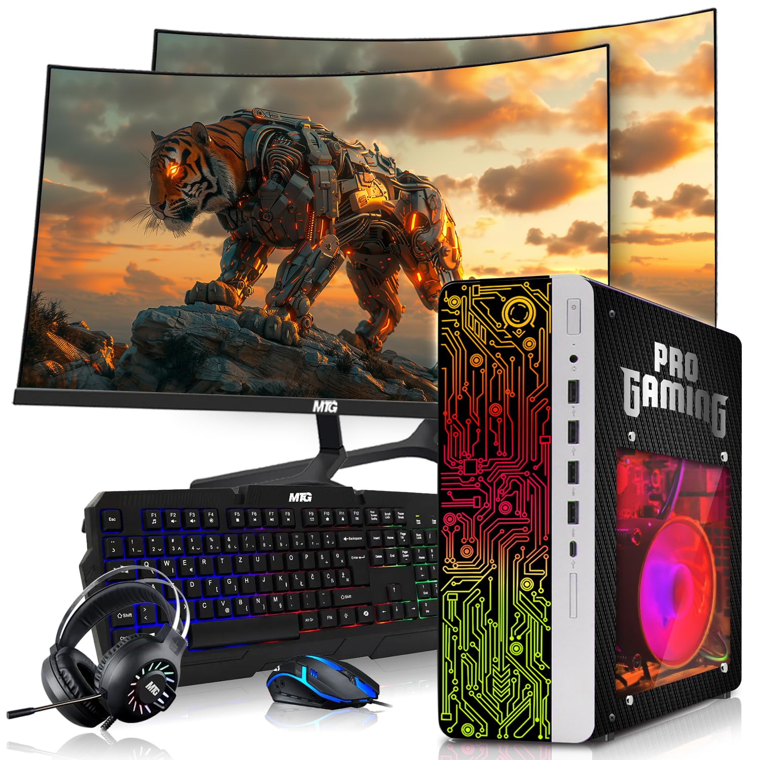 TechMagnet HP G4 Gaming Desktop (Intel i5) port layout detail