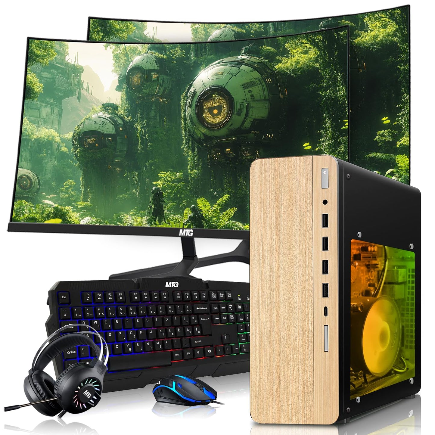 TechMagnet HP Premium Gaming Desktop (RX 550) chassis detail view