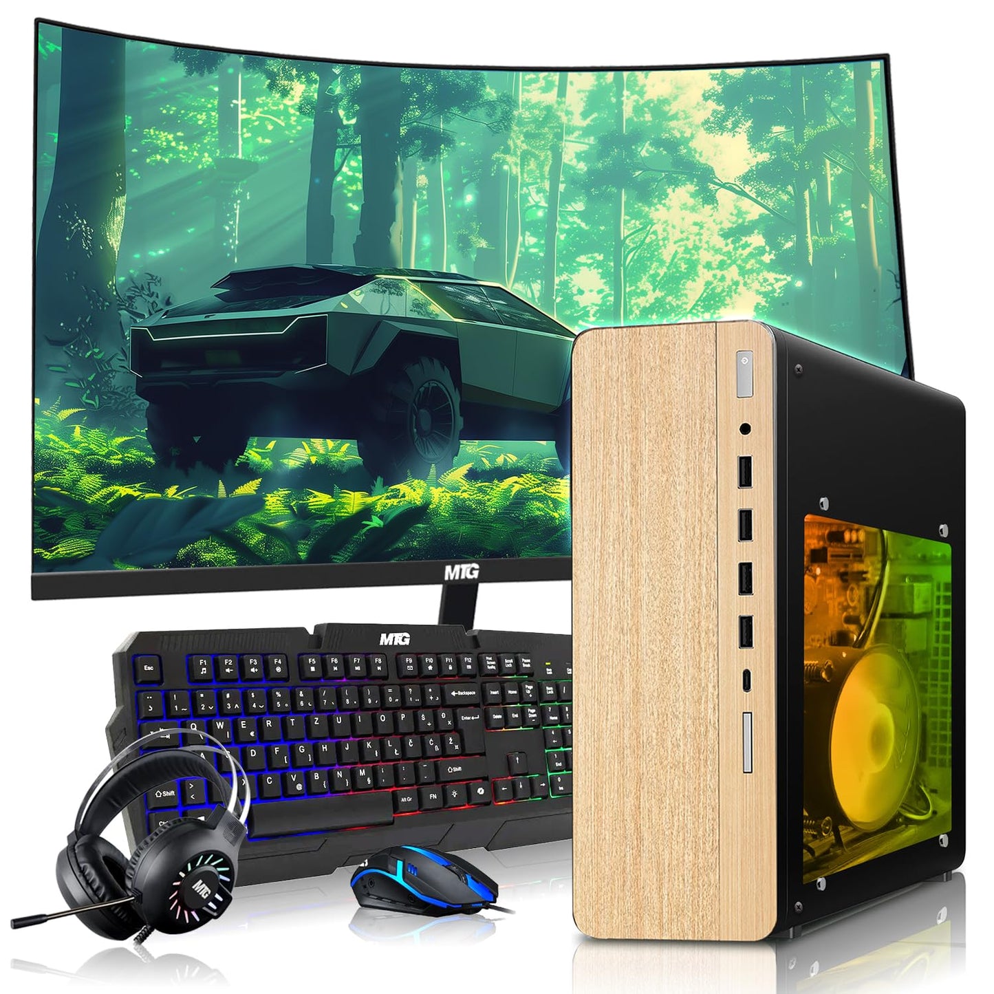 TechMagnet HP Premium Gaming Desktop internal hardware and RX 550 graphics card