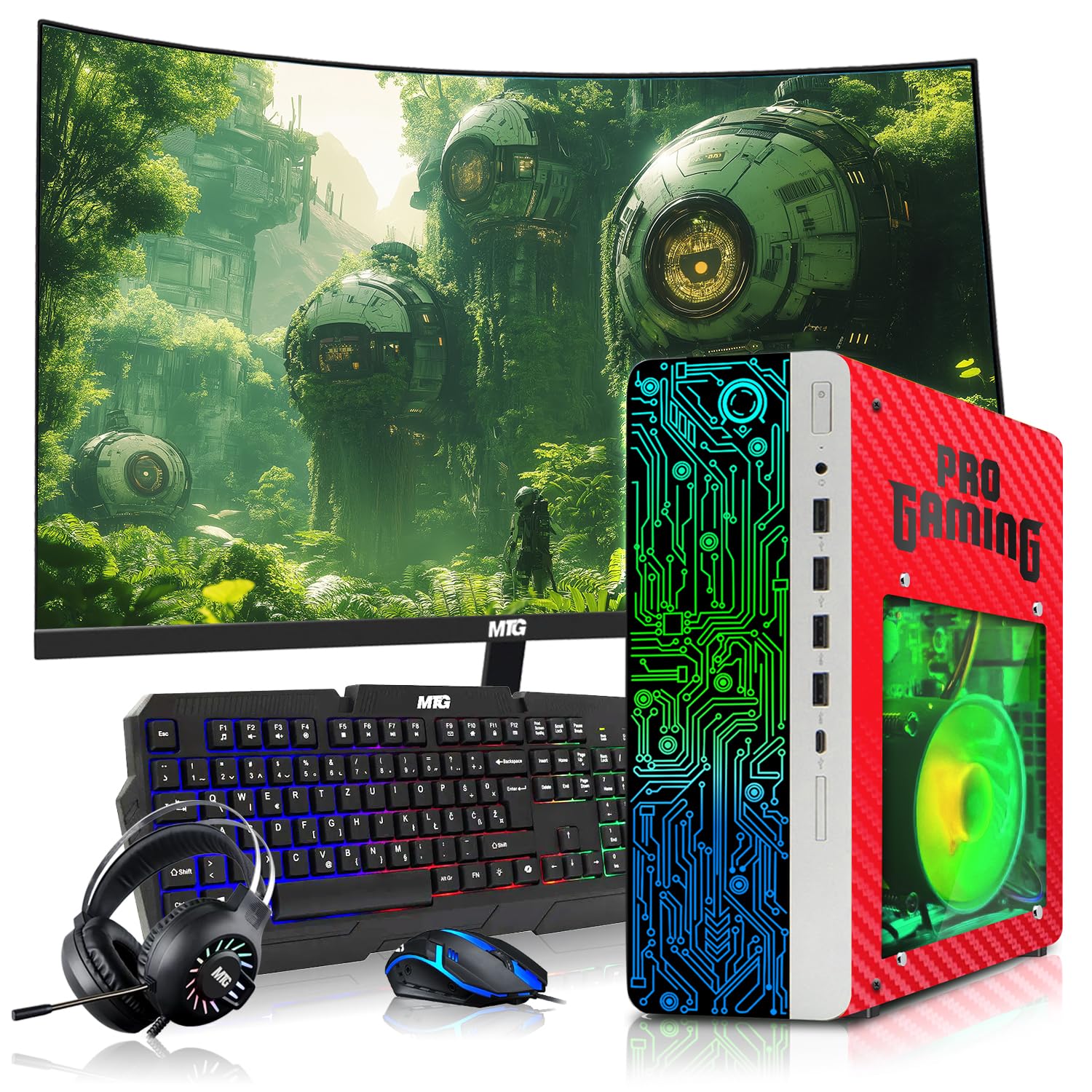 TechMagnet HP G4 Gaming Desktop (Intel i5) accessory bundle detail