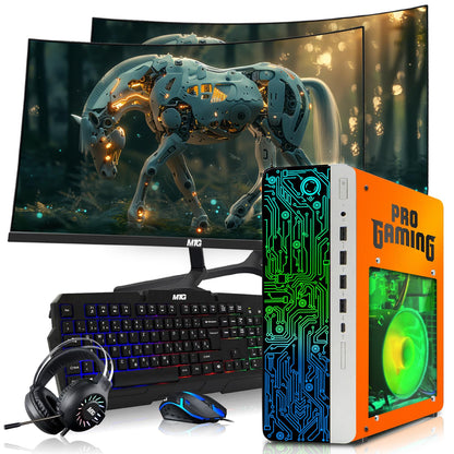 TechMagnet HP G4 Gaming PC - Intel i5, GT 730, 16GB (Win 11 Renewed)