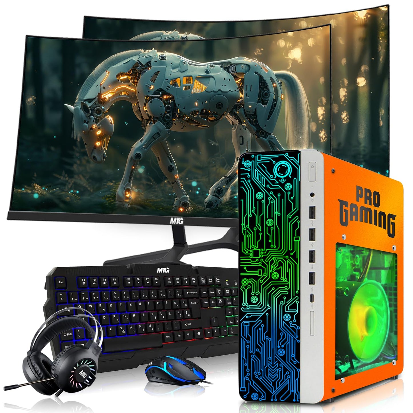 TechMagnet HP G4 Gaming PC - Ryzen 3 Pro, GT 730, 16GB (Win 11 Renewed)
